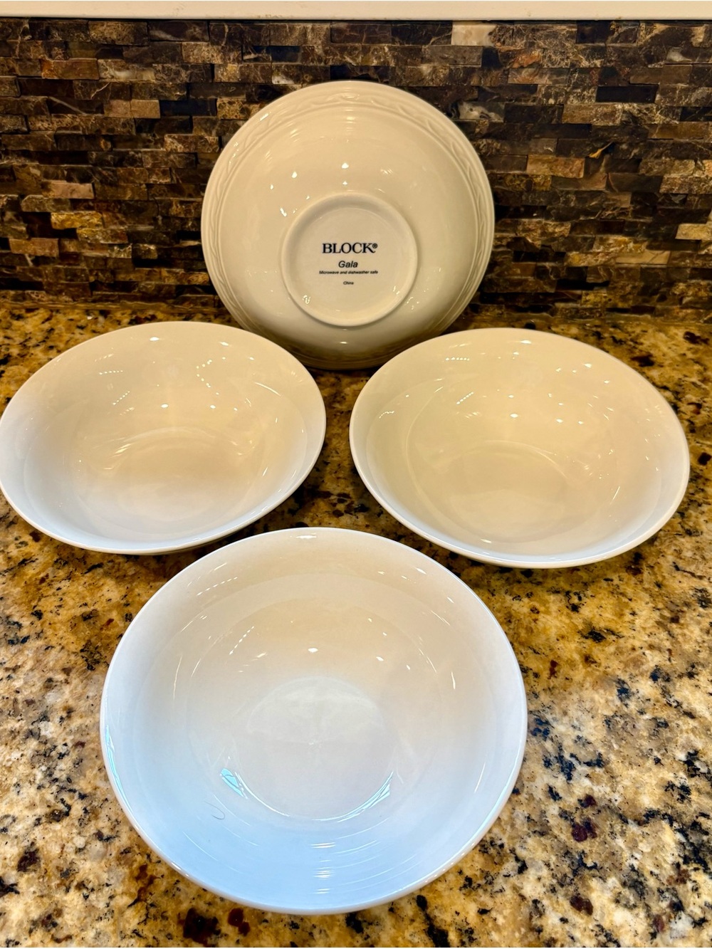 Gala by Block Small Bowls - Set of 4 Featuring a Braided Design